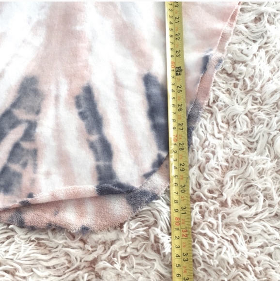 💕YF&B cotton tye dye raw edge drawstring skirt - Picture 7 of 7